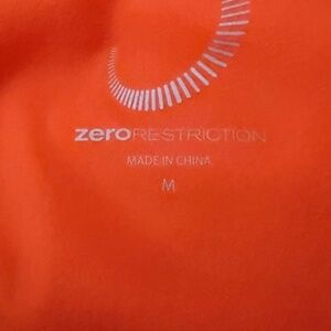 Zero Restriction - 1/4 Zip - Orange w/Blue Trim - Men’s Medium